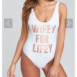 Show me your mumu “wifey for lifey” swimsuit - L